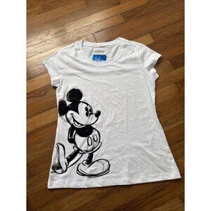 Disney Mickey Mouse Girls T-Shirt White Size XL